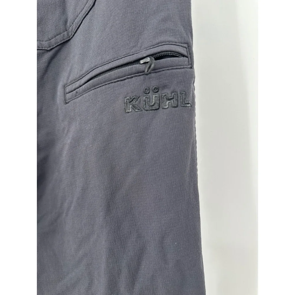 Kuhl Deceptr Mens Charcoal Gray Hiking Performance Tapered Pants 32x34 Gorpcore